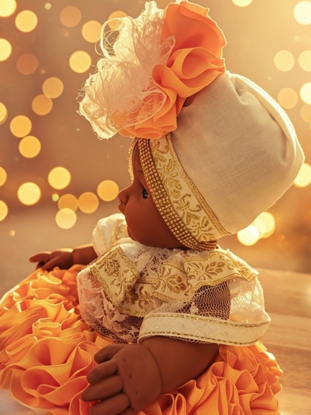 11 inch Oshun Inspired Doll